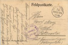 Vouziers - Feldpost Minenwerfer Kompanie