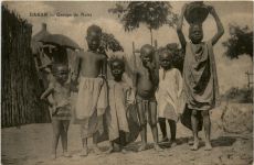 Dakar - Groupe de noirs