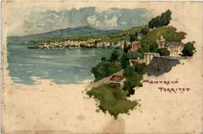 Montreux Territet - Litho