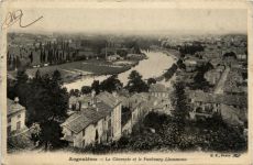 Angouleme - La Charente et le Faubourg Lhoumeau