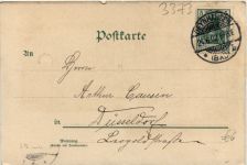 Gruss aus Porta Westfalica - Litho
