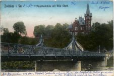 Zwickau - Paradiesbrücke mit Villa Ebert