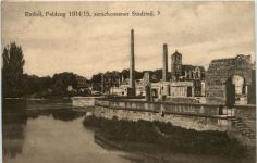 Rethel - Zerschossener Stadtteil