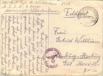 Wilhelmshaven - Marktstrasse - Feldpost 3. Reich