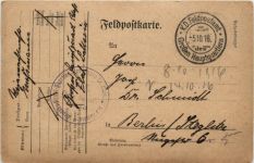 Feldpost des Grossen Hauptquartiers