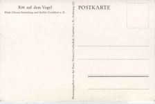 Ritt auf dem Vogel - Künstlerkarte Hans Thoma