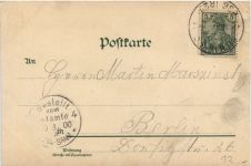 Gruss aus Treptow - Litho