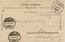 Stans gegen die Rigi - Quartiermeister Schützen Bataillon No 4