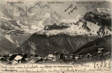 Mürren und Alpenpanorama