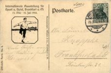 Frankfurt - Ausstellung für Sport und Spiel 1910 - Tennis