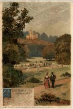 Bad Homburg - Tennis-Platz - Litho