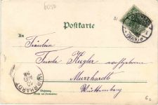 Offenbach - Sängerfest 1898 - Litho