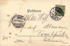 Offenbach - Maintal Sängerfest 1898 - Litho