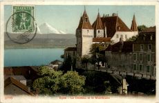 Nyon, Le Chateau et le Montblanc