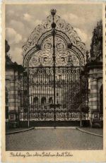 Bückeburg, das schöne Portal zum fürstl. Palais