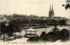 Quimper, Le Champ de Bataille et la Cathedrale
