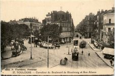 Toulouse, Carrefour du Boulevard de Strasbourg et Rue Alsace