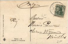 Hamm i.W., Ostenallee mit Falkdenkmal