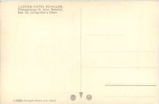 Luzern, Hotel Schiller