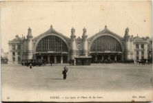 Tours, La Gare et Place de la Gare