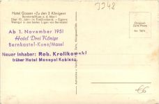 Bernkastel Kues, Hotel Gassen zu den 3 Königen