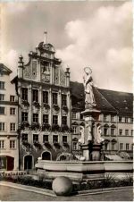 Landsberg/Lech, Rathaus mit Marienbrunnen