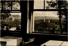 Bad Kösen, Blick vom Himmelreich auf Rudelsburg und Saaleck
