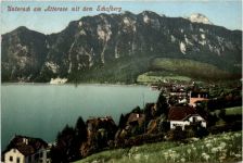 Unterach am Attersee mit dem Schafberg