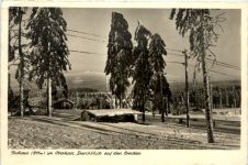 Torfhaus im Oberharz, Durchblick auf den Brocken