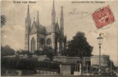 Gruss vom Rhein, Apollinariskirche bei Remagen