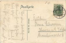 Gruss vom Rhein, Blick vom Tempel des Rolandsbogen auf Honnef