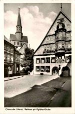 Osterode, Rathaus mit Ägidien-Kirche