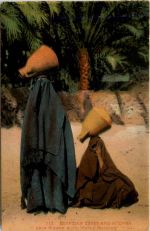 Egypt - Arab Women with Water Bottles