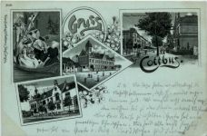 Gruss aus Cottbus - Litho