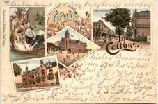 Gruss aus Cottbus - Litho