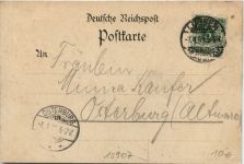 Gruss aus Lübben - Litho