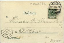 Gruss aus Burg - Litho