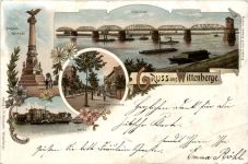 Gruss aus Wittenberge - Litho