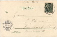 Gruss aus Perleberg - Litho