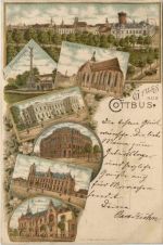 Gruss aus Cottbus - Litho