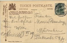 Frankfurt - Römerberg - Künstlerkarte Charles F Flower