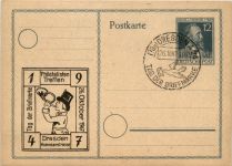 Dresden - Philatelisten Treffen 1947 - Ganzsache