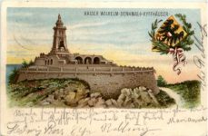 Kyffhäuser - Kaiser Wilhelm Denkmal - Litho