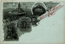 Kyffhäuser - Kaiser Wilhelm Denkmal - Litho