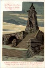 Kyffhäuser - Kaiser Wilhelm Denkmal - Litho