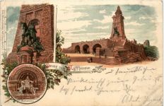 Kyffhäuser - Kaiser Wilhelm Denkmal - Litho