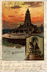 Kyffhäuser - Kaiser Wilhelm Denkmal - Litho