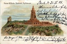 Kyffhäuser - Kaiser Wilhelm Denkmal - Litho