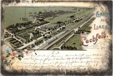 Gruss aus Lager Lechfeld - Litho