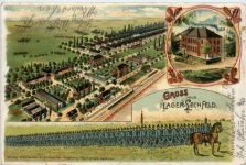 Gruss aus Lager Lechfeld - Litho